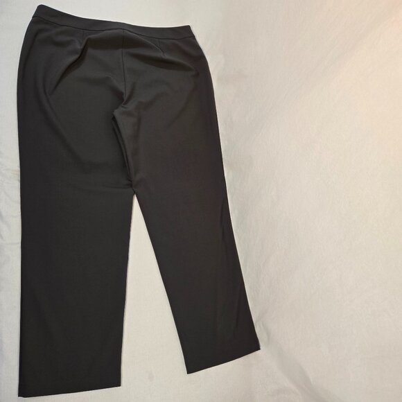 EILEEN FISHER Old Money Minimalist Olive Green Straight Leg Size XL New NO Tags! - Picture 4 of 16